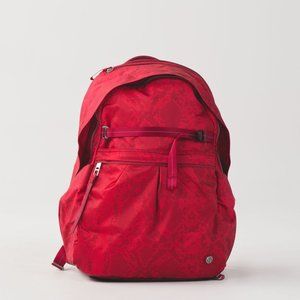 Lululemon Pack It Up Backpack Simply Ziggy Snake Red Tide Cranberry / Cranberry